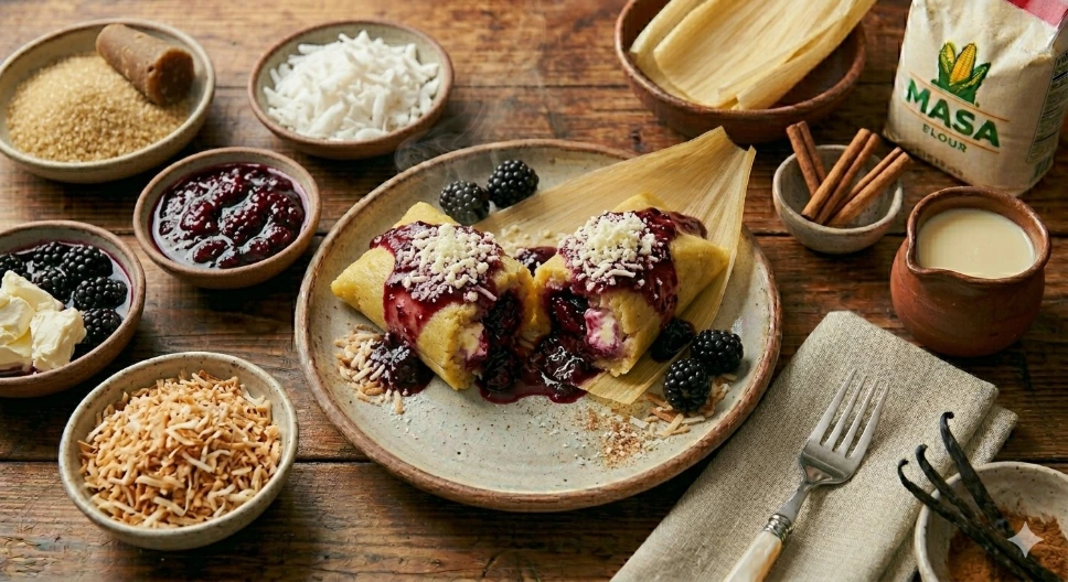 Tamales de Zarzamora con Queso