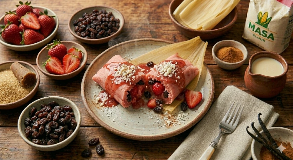 Tamales de Fresa